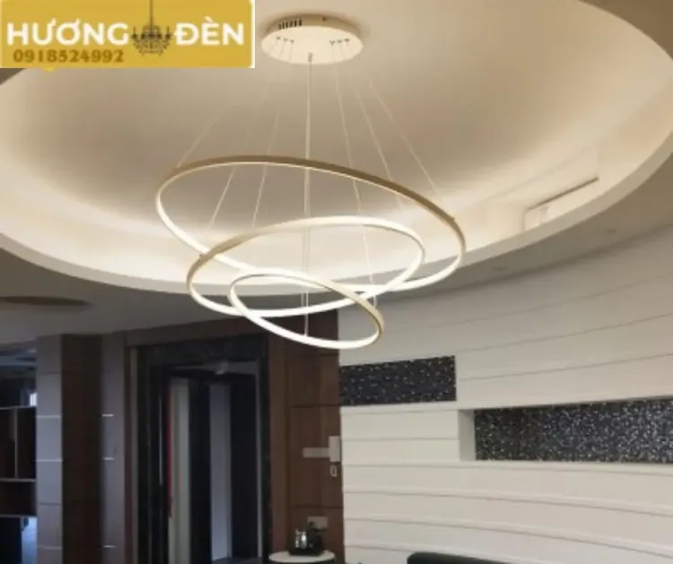 No. 4 - Đèn Thả Trần 3 Vòng Thủ Đô LightingDD005-357 - 6