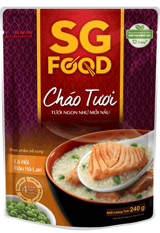 No. 3 - Cháo Tươi Cá Hồi Đậu Hà Lan Sài Gòn Food - 1