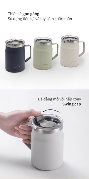 No. 2 - Cốc Giữ Nhiệt Lock&Lock Metro Mug LHC4219 - 3