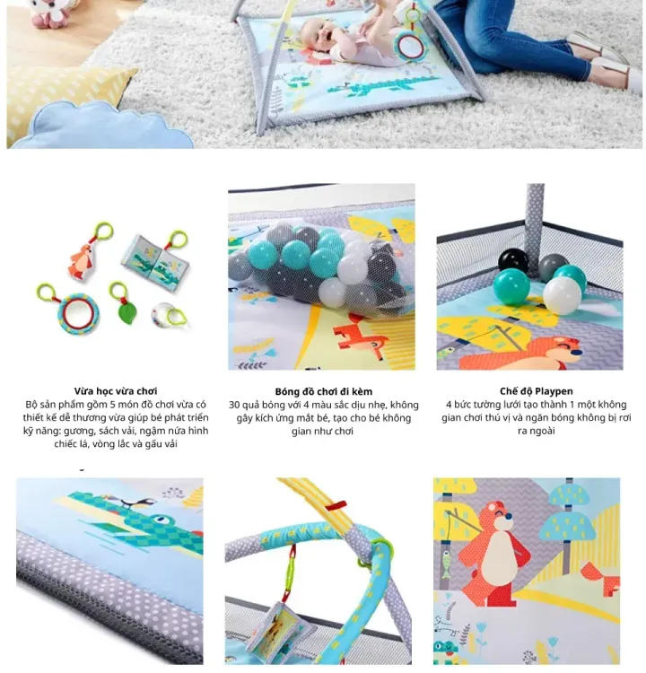 No. 6 - Thảm Chơi Thông Minh Kinderkraft Milyplay - 1