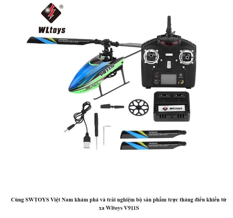 No. 4 - Máy Bay Điều Khiển Từ Xa WLtoys V911S - 4