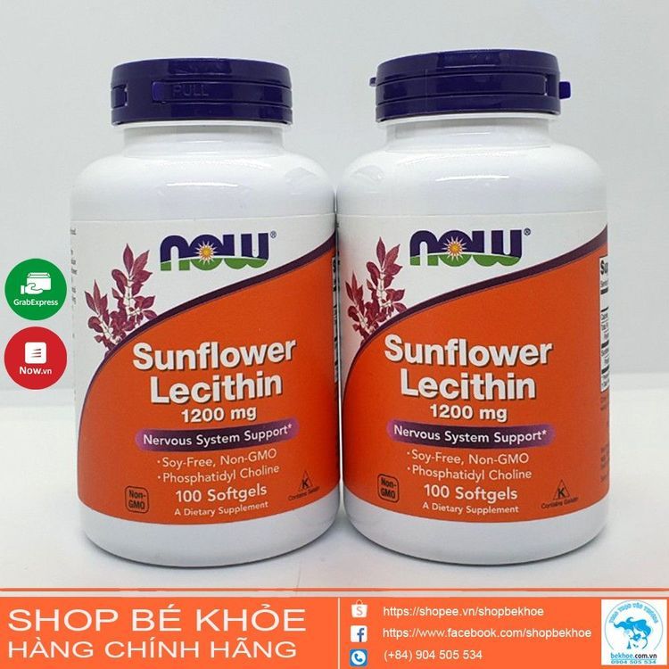 No. 3 - Viên Uống NOW® Sunflower Lecithin 1200 Mg - 3