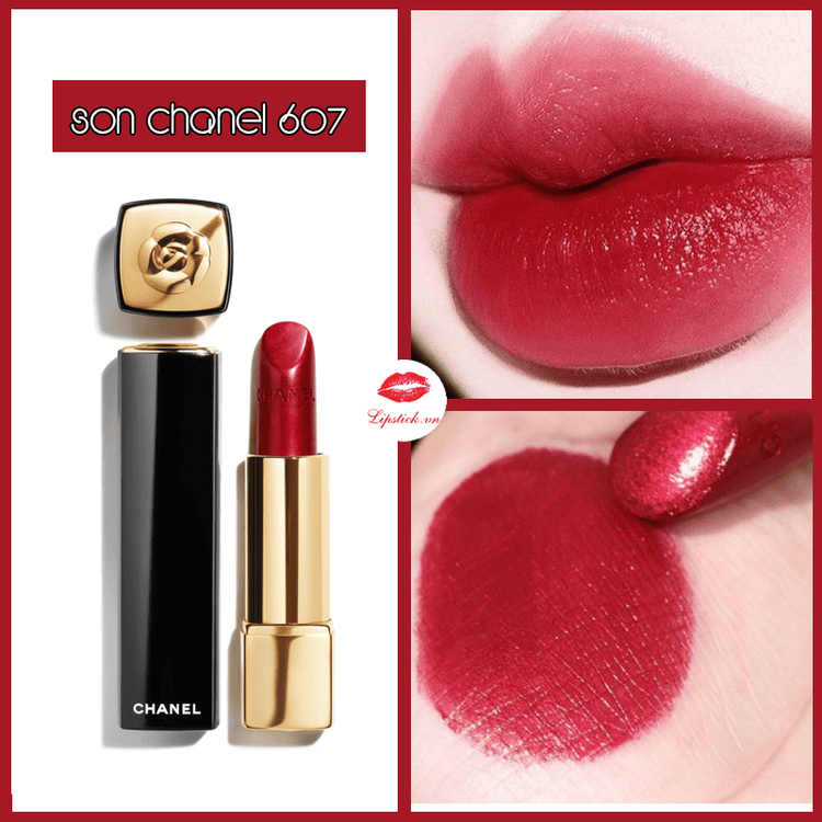 No. 5 - Chanel Son Rouge Allure Camelia (Bản Giới Hạn 2020) - 5