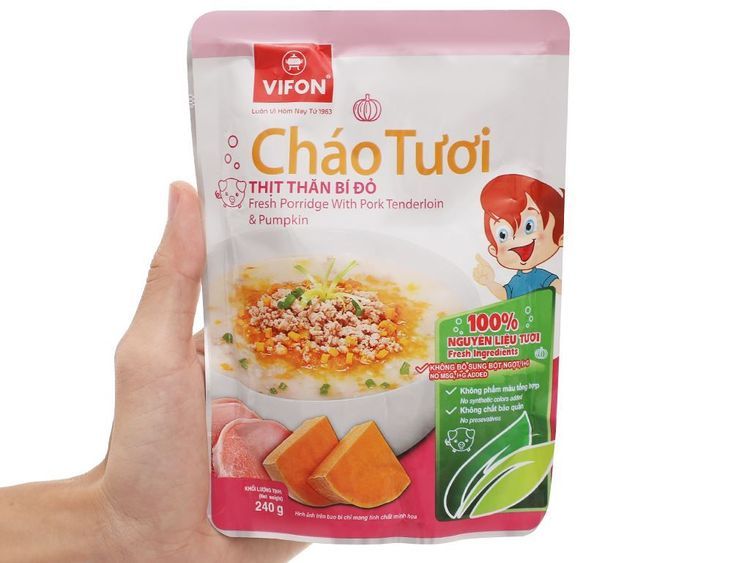 No. 1 - Cháo Tươi Vifon Thịt Thăn Bí Đỏ - 1