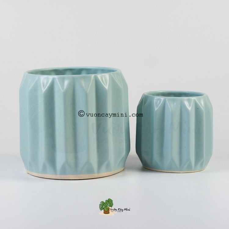 No. 7 - Chậu Men Sứ Lạnh Bát Tràng - 5