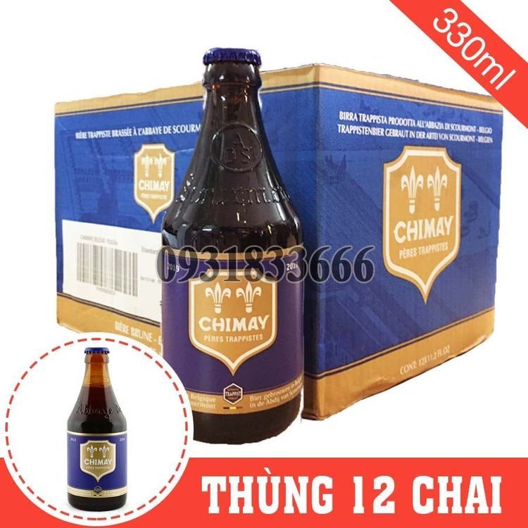 No. 1 - Bia Bỉ Chimay Blue (Lốc 6 Chai, 330ml) - 4