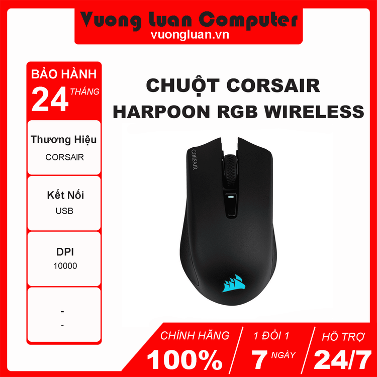 No. 8 - Chuột Harpoon RGB WirelessCH-9311011 - 5