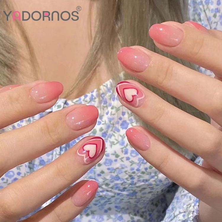 No. 7 - YADORNOS Set 24 Móng Tay Giả Màu Sắc Gradient - 4