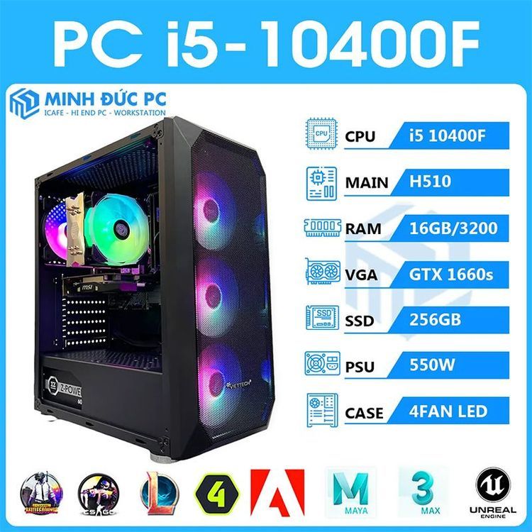 No. 3 - CPU Máy Tính Intel Core i5 10400F - 5