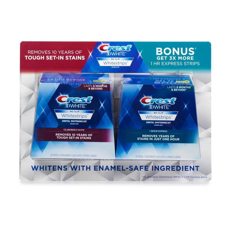 No. 1 - Miếng Dán Trắng Răng Crest 3D White Whitestrips Glamorous White - 4