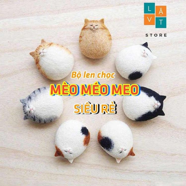 No. 4 - Bộ Len Chọc Mèo Xám Đòi Ẵm - 4