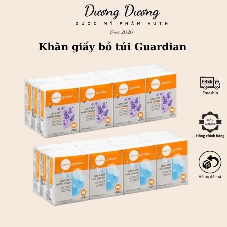 No. 9 - Khăn Giấy Bỏ Túi Siêu Mềm Guardian Ultra Soft Mini - 3