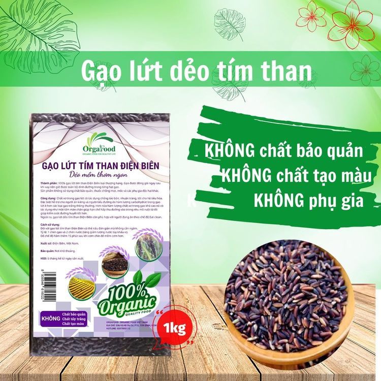 No. 4 - Gạo Lứt Dẻo Điện Biên Orgafood - 3