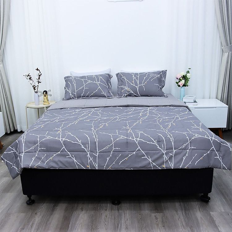 No. 3 - Chăn Hè Microfiber Xám Everon LiteELM102 - 5