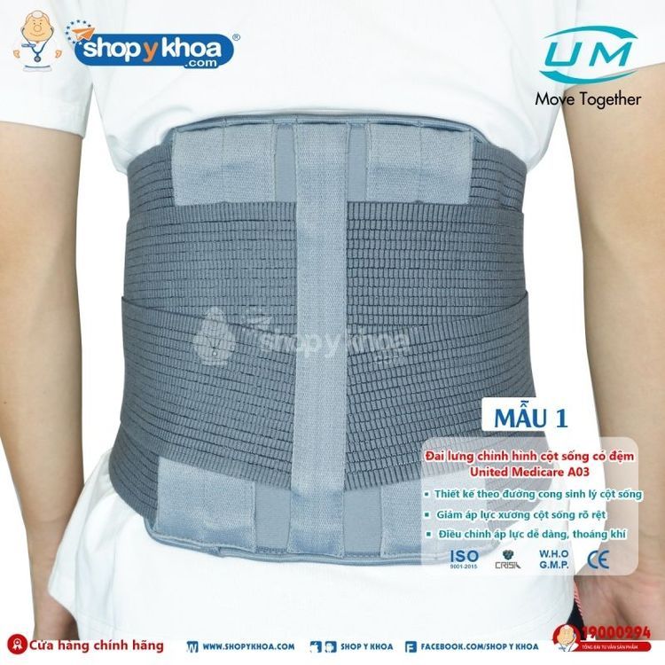 No. 7 - Đai Lưng Chỉnh Hình Cột Sống A03 - 2