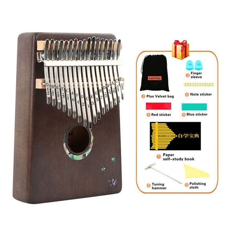 No. 7 - Đàn Kalimba 17 Phím Gỗ Mahogany Y17M-U - 4