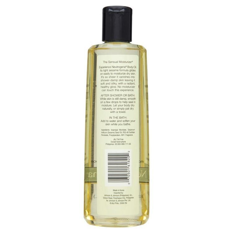 No. 2 - Neutrogena Body Oil Light Sesame Formula - 5