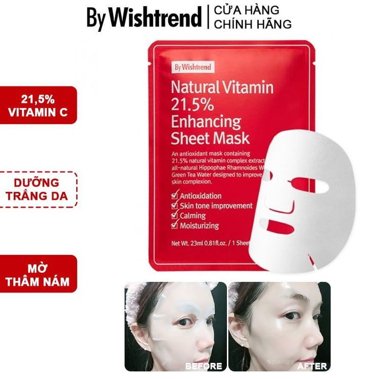 No. 5 - Mặt Nạ Natural Vitamin 21.5 của By Wishtrend - 2