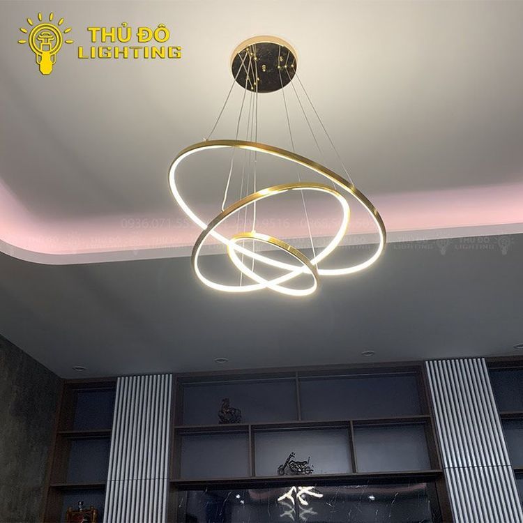 No. 4 - Đèn Thả Trần 3 Vòng Thủ Đô LightingDD005-357 - 2