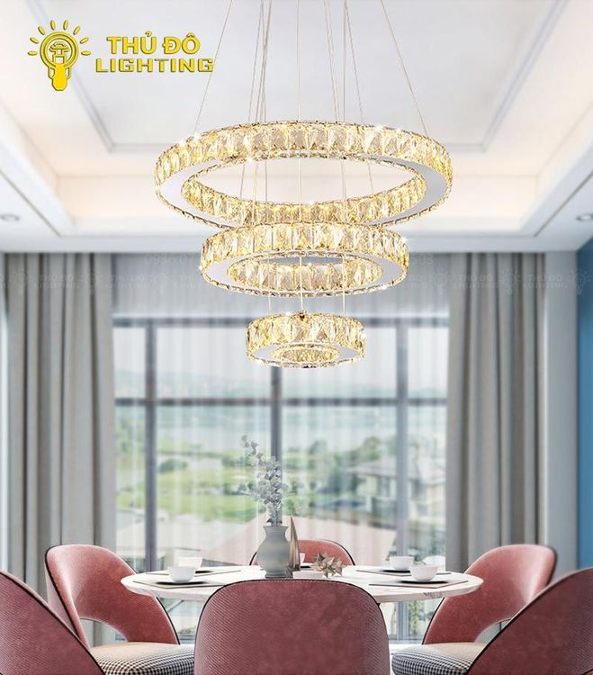 No. 4 - Đèn Thả Trần 3 Vòng Thủ Đô LightingDD005-357 - 5