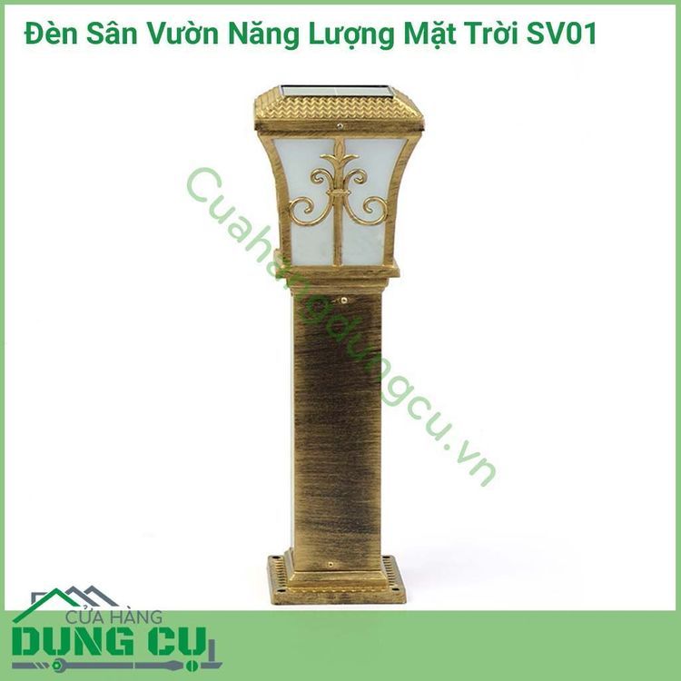 No. 2 - Đèn Trụ Trang Trí Sân Vườn Năng Lượng Mặt Trời SV01 - 5