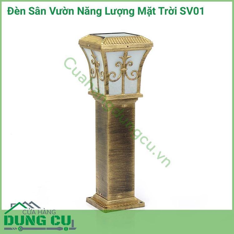 No. 2 - Đèn Trụ Trang Trí Sân Vườn Năng Lượng Mặt Trời SV01 - 4