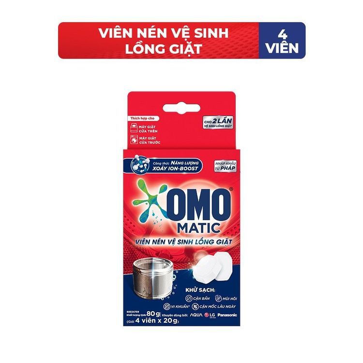 No. 2 - Viên Nén Vệ Sinh Máy Giặt Omo Matic - 3