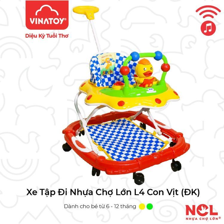 No. 8 - Xe Tập Đi Nhựa Chợ Lớn M1622B-XTĐ - 1