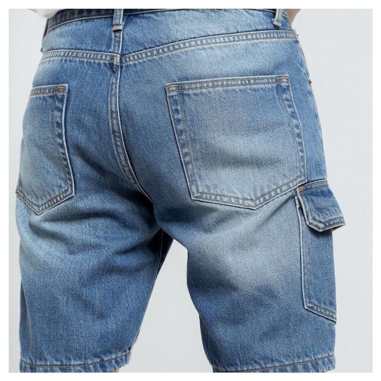 No. 5 - Quần Short Jeans Nam Boo Túi Hộp - 6