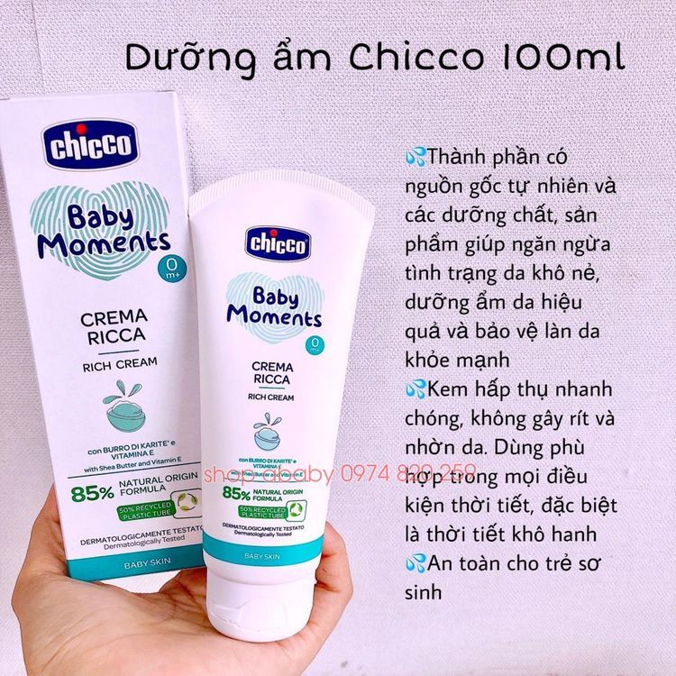 No. 9 - Kem Dưỡng Ẩm Chứa Omega Và Vitamin E Chicco - 5