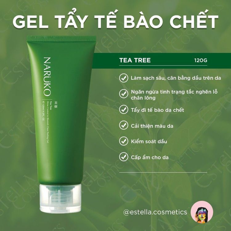 No. 5 - Gel Tẩy Tế Bào Chết Naruko Trà Tràm - 2