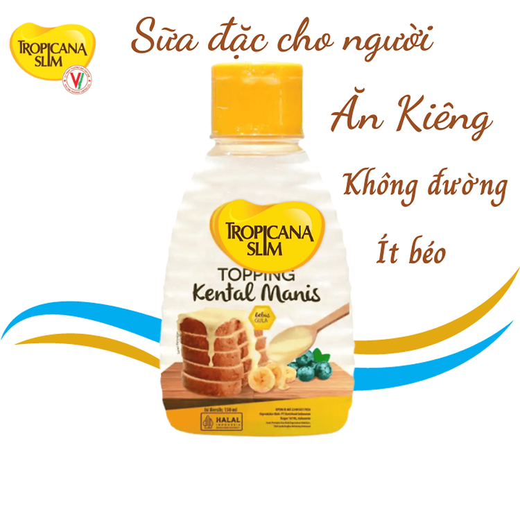 No. 1 - Sữa Đặc Không Đường Tropicana Slim - 3