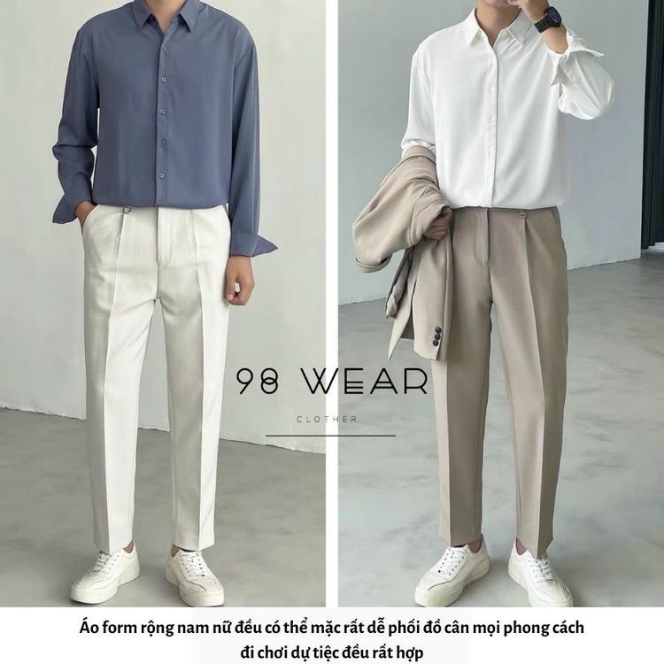 No. 3 - Áo Sơ Mi Dài Tay Unisex 98WEAR - 5