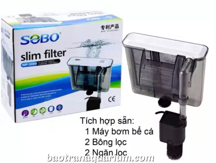 No. 6 - Máy Lọc Nước Hồ Cá Sobo WP 308H - 1