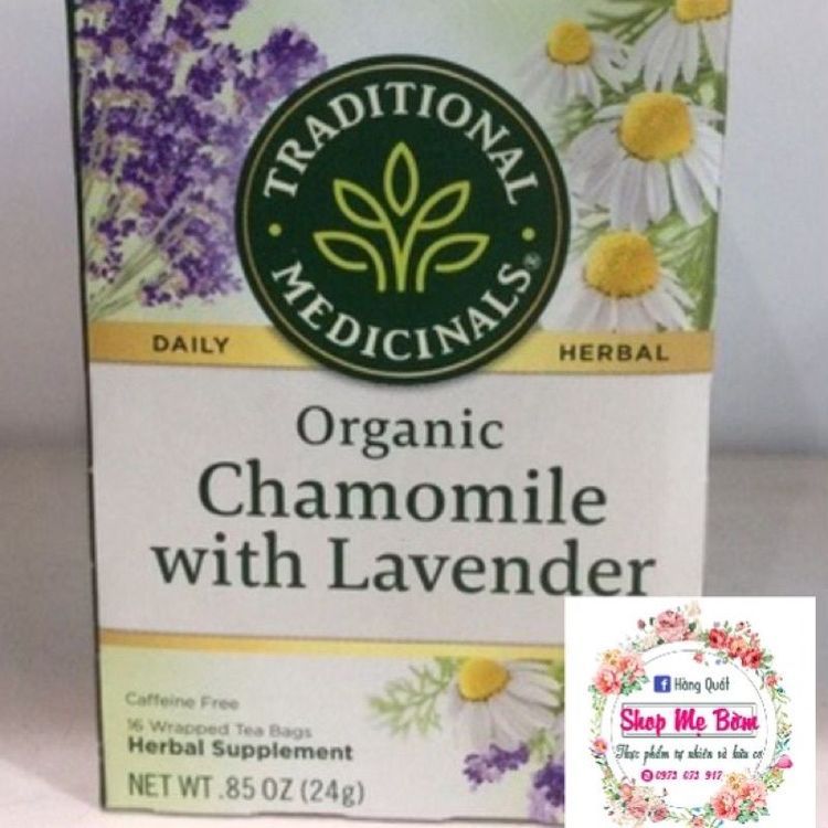 No. 5 - Trà Hoa Cúc Hoa Oải Hương Hữu Cơ Organic Chamomile & Lavender Tea - 4