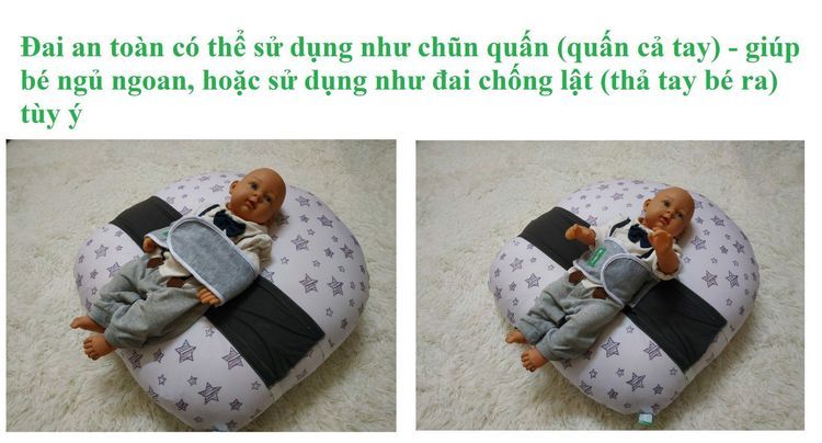 No. 6 - Gối Chống Trào Ngược Cho Bé Babylux Lounger - 5