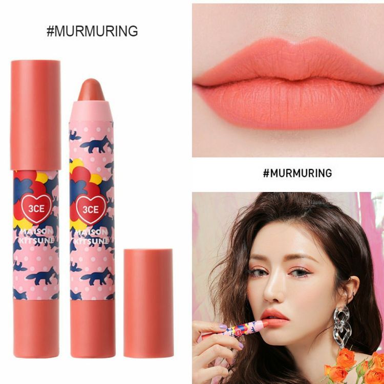 No. 8 - Sylenanda Son Bút Chì 3CE Maison Kitsune Velvet Lip Crayon - 1