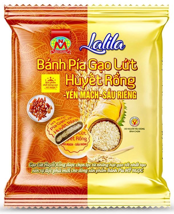 No. 6 - Bánh Pía Gạo Lứt Huyết Rồng Sầu Riêng - 2