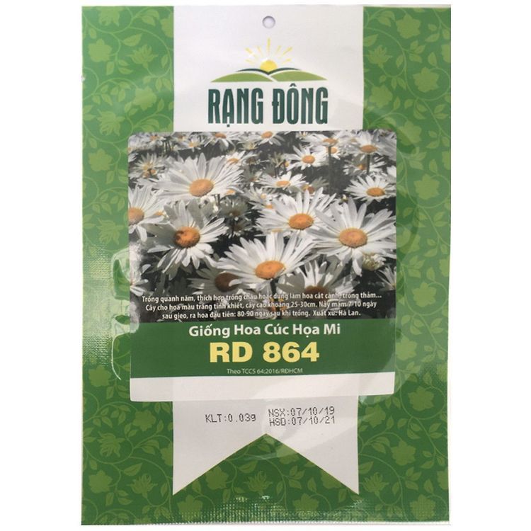 No. 8 - Hạt Giống Hoa Cúc Họa Mi Rạng Đông RD 864 - 2