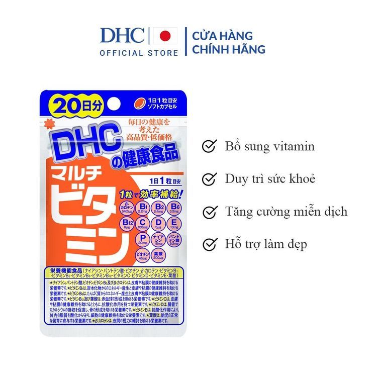 No. 8 - Viên Uống Vitamin Tổng Hợp DHC - 3