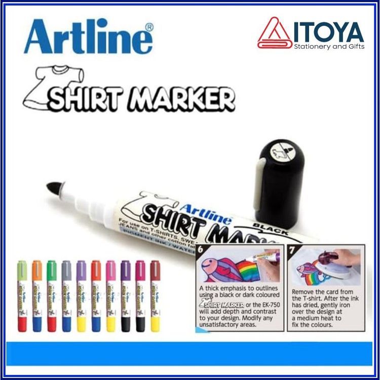 No. 1 - Bút Vẽ Áo Artline EKT-2 Shirt Marker - 2