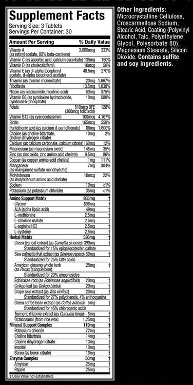 No. 6 - Muscletech Platium Multivitamin - 1