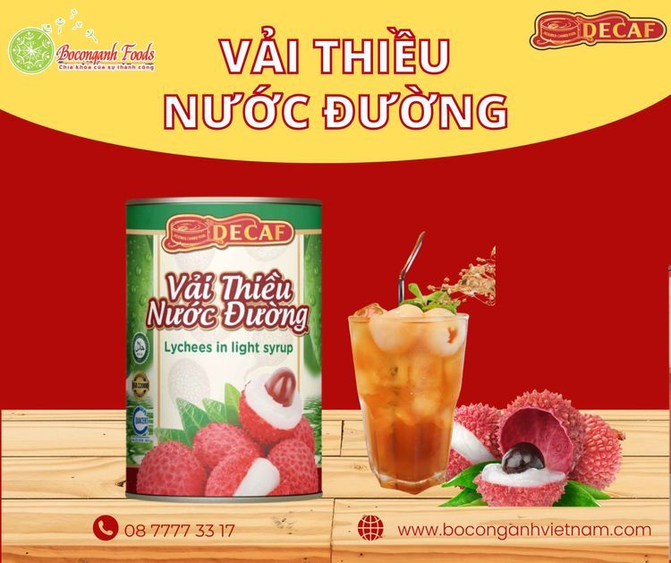 No. 6 - Vải Thiều Tươi Ngâm Nước Đường Dann Food - 2