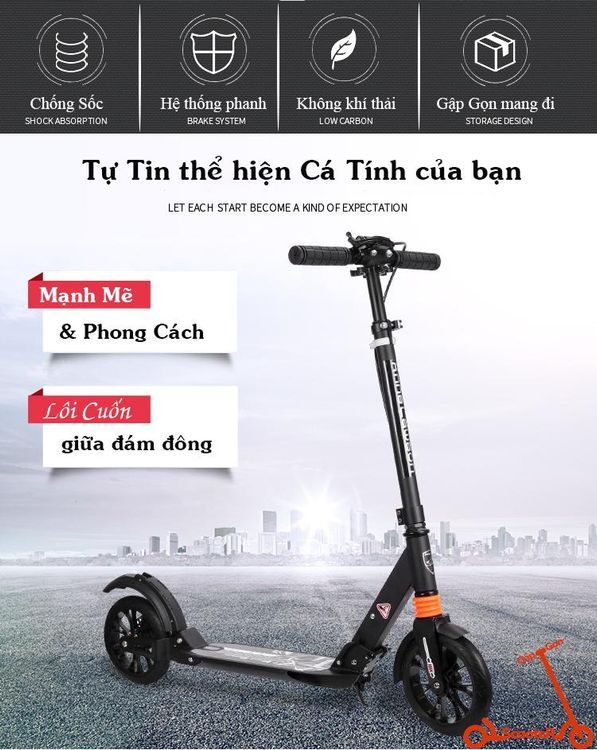 No. 7 - Xe Trượt Scooter Người Lớn Anne LawSon A5S A5S - 3