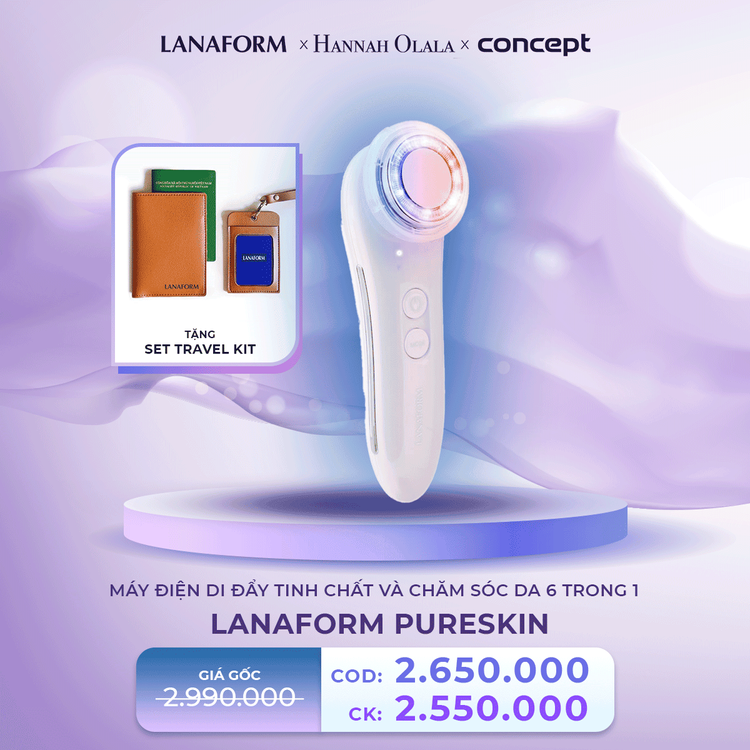 No. 6 - Máy Điện Di Tinh Chất 6 Trong 1 Lanaform Pureskin - 6