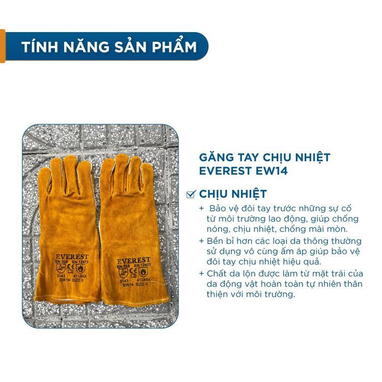 No. 7 - Găng Tay Bảo Hộ Chịu Nhiệt Everest EW14 - 4