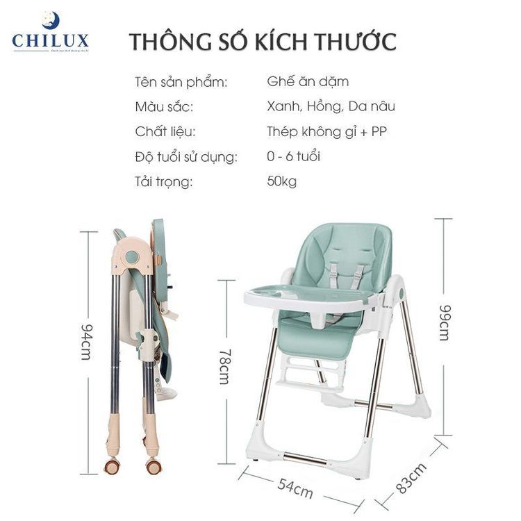 No. 3 - Ghế Ăn Dặm Cho Bé Chilux Grow S - 6