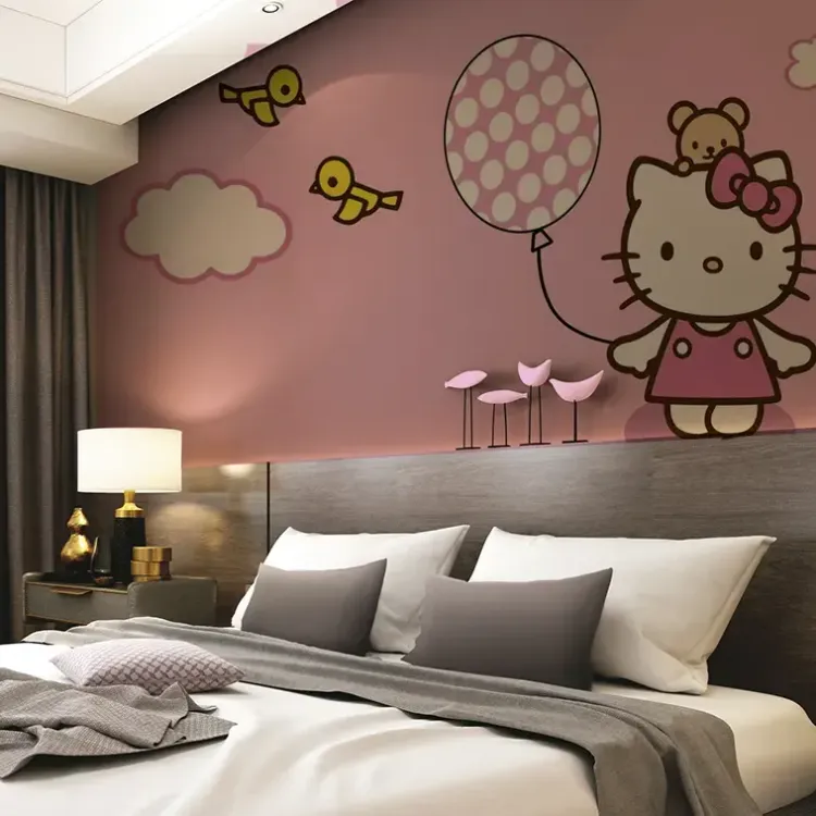 No. 1 - Giấy Dán Tường Hello Kitty - 2