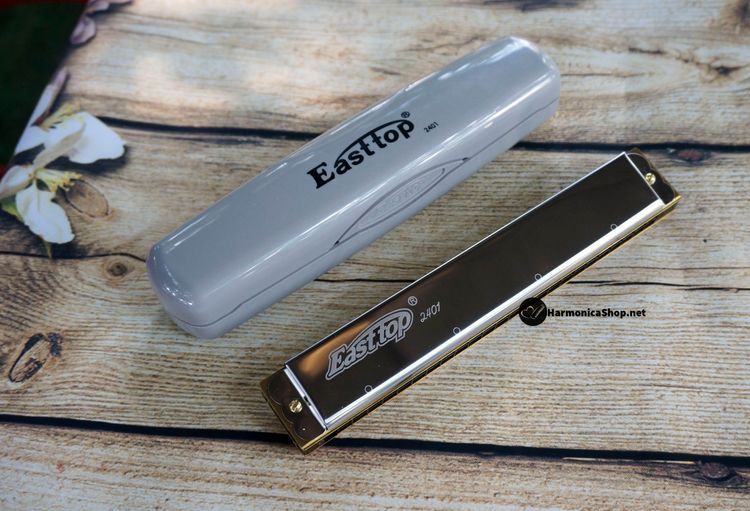 No. 5 - Harmonica Tremolo Easttop T2401 Key C - 5