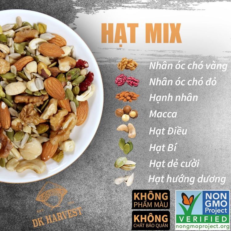 No. 3 - Hạt Hỗn Hợp Mix 8 Loại Hạt DK Harvest - 2